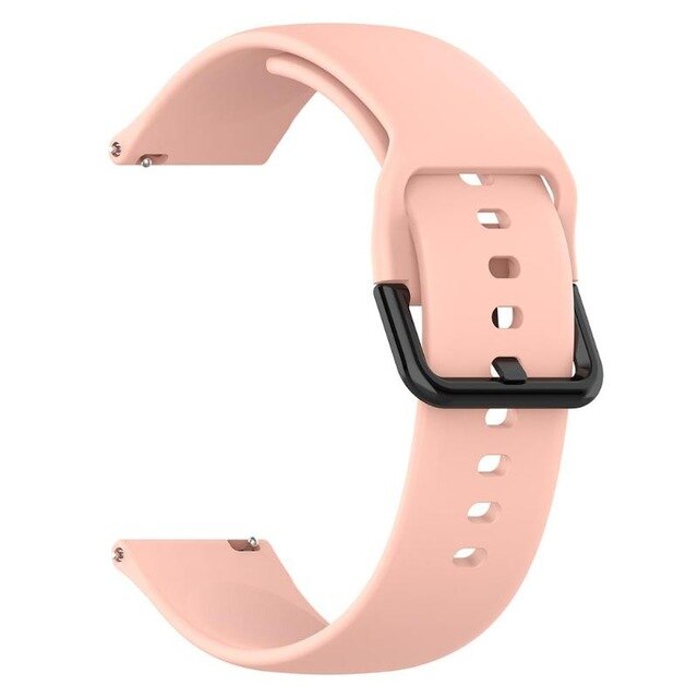 Samsung galaxy watch active 2 silikone armbånd 2 40mm 44mm l let og bærbar bærer: Lyserød