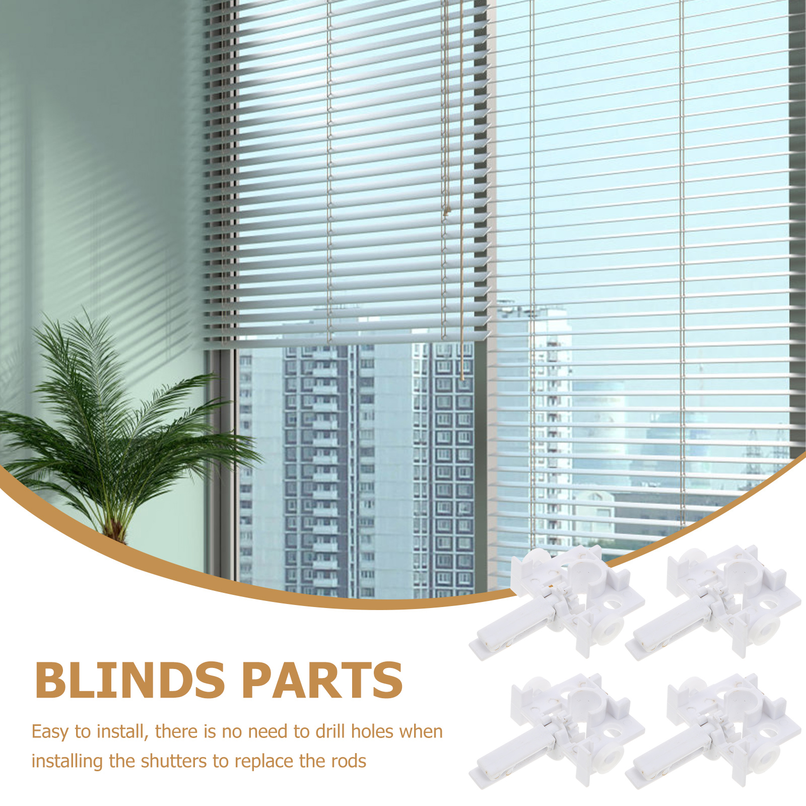 4pcs Vertical Blind Repair Carrier Vertical Blinds Repair Kit Blinds Replacement Parts
