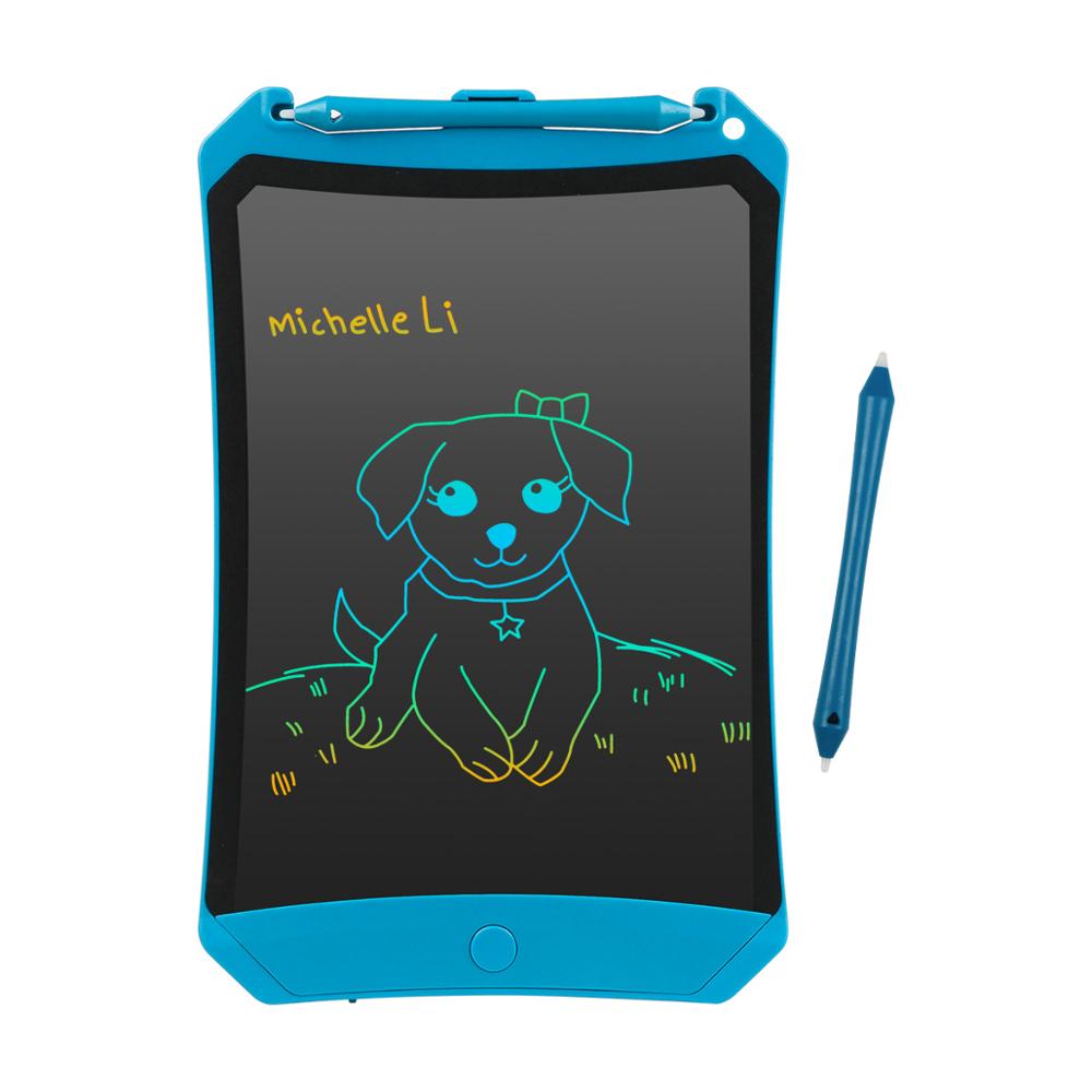 8.5inch LCD Writing Tablet with Pen Digital Drawing Electronic Handwriting Pad Message Graphics Board: Colorful blue