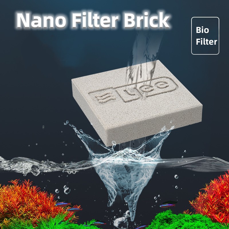 Nano filtro de cerámica medios Bio bloque de filtro acuario alta energía Nano Bio ladrillo para pecera filtro marino peceras y acuario