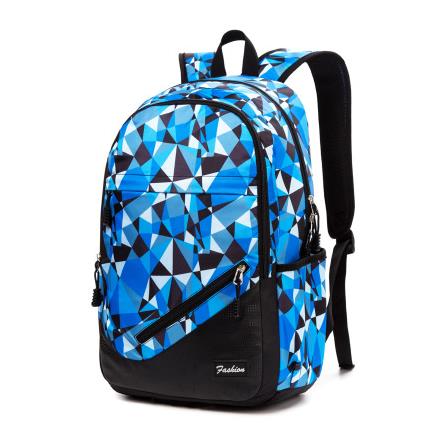 Tarnung druck schule Rucksack Große-kapazität orthopädische schul für jungen mädchen Laptop rucksäcke jugendlich Nylon schule taschen: Bild3 Blau