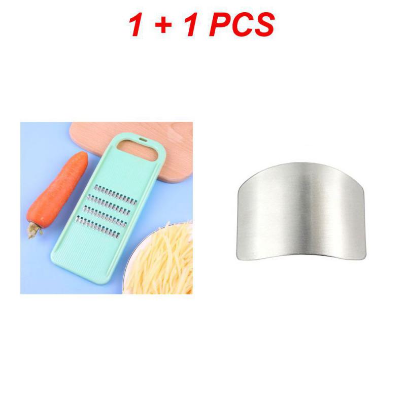 Rallador de verduras, rebanador de zanahorias, repollo coreano, procesadores de alimentos, cortador Manual, accesorios de cocina, suministros, cosas útiles para el hogar: Amarillo claro