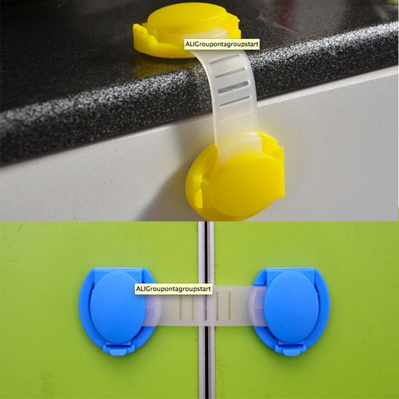 10 stks/partij Kind Lock Bescherming Van Kinderen Vergrendeling Deuren Voor kinderen Veiligheid Kids Plastic Lock best selling