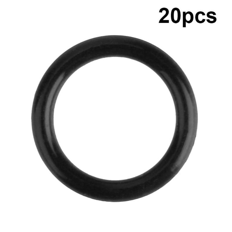 20pcs Motorcycle Accessories Parts Black Rubber Twin Cam Oil Drain Plug O-rings for Harley Davidson OEM Replacement