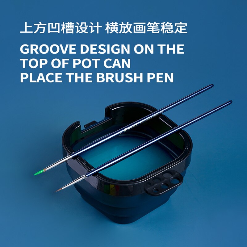 16 Rooster Kleur Palet Pigment Hydraterende Opbergdoos Vouwen Wassen Emmer Draagbare Olieverfschilderij Art Student Speciale Tool