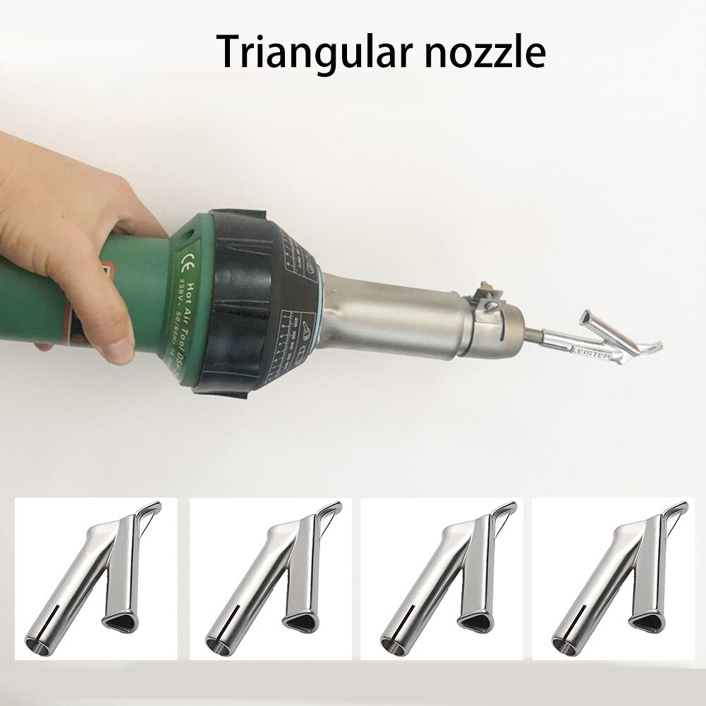Buses de soudage pour PVC, pointes de soudage à vitesse, buse triangulaire pour PVC plastique souffleur d&#39;air , buse de soudage, 1 pièce