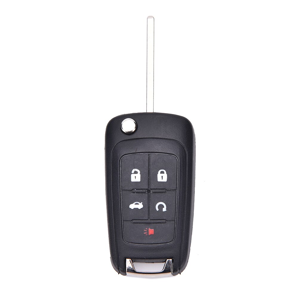5 Button Flip Folding Key Shell Remote Case Fob For CHEVROLET Camaro Volt