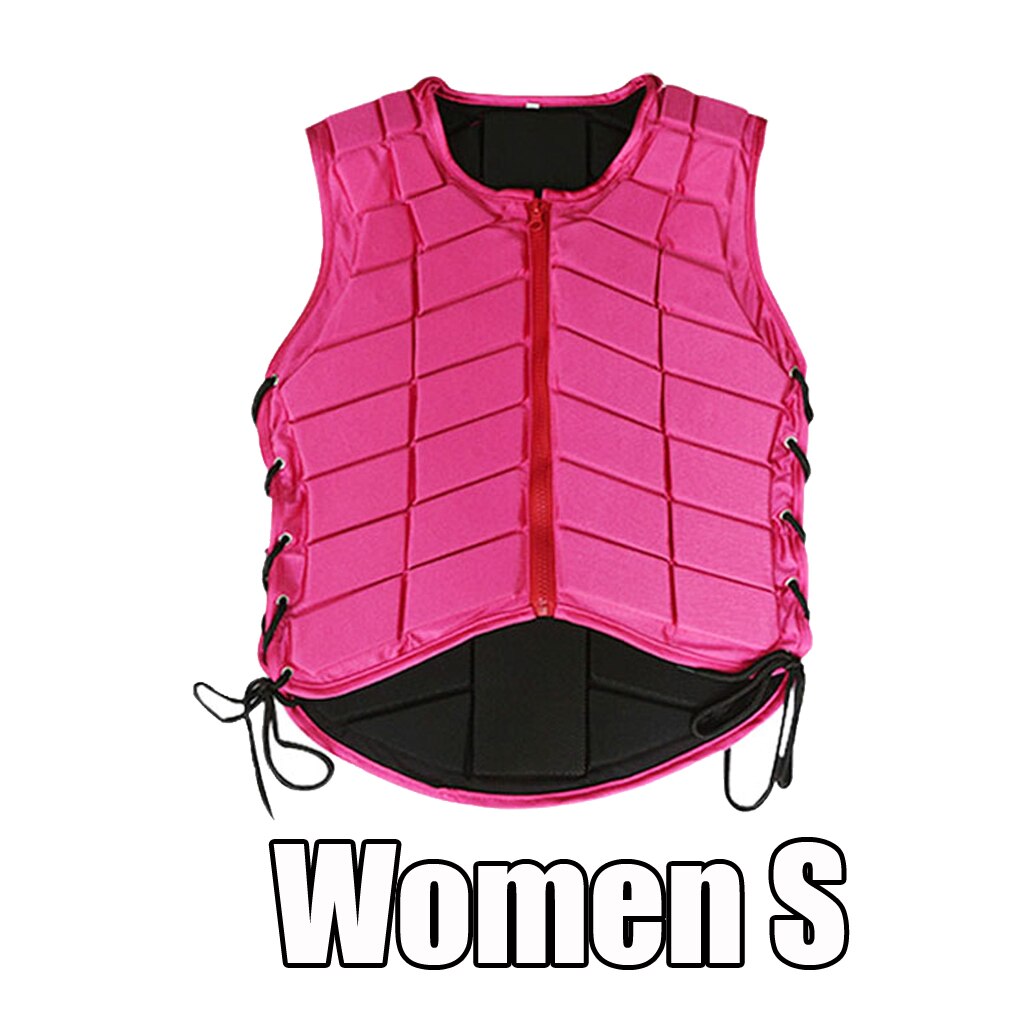 Breathable Plus Size Vest Pink Equestrian Vest Horse Riding Training Safety Waistcoat Body Protector With Nail clippers