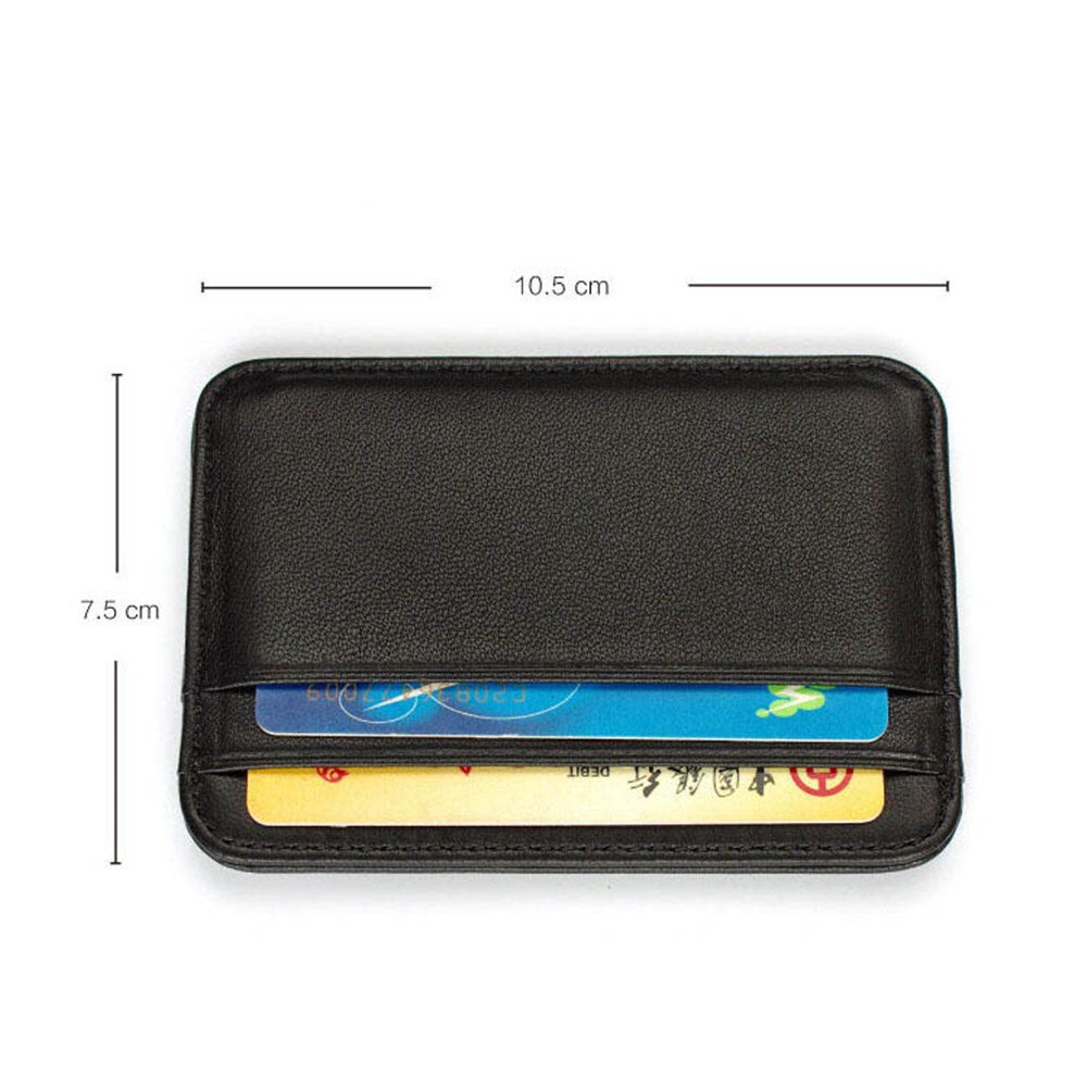 RFID Blockierung Leder Kreditkarte fallen Mini Ich würde Karte Halfter Kleine Geldbörse für Männer Dünnen männer Brieftasche Karteninhaber 10,5x7,5 cm