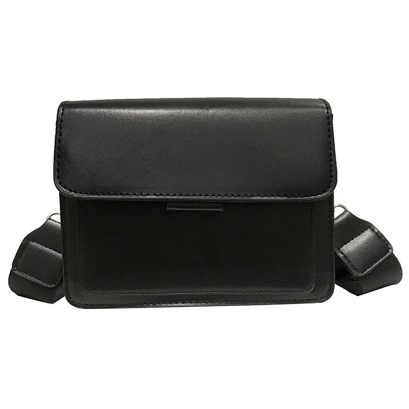 Mini-taske kvindemodel ins bred match skulderrem firkantet slynge taske retro skulder / crossbody taske