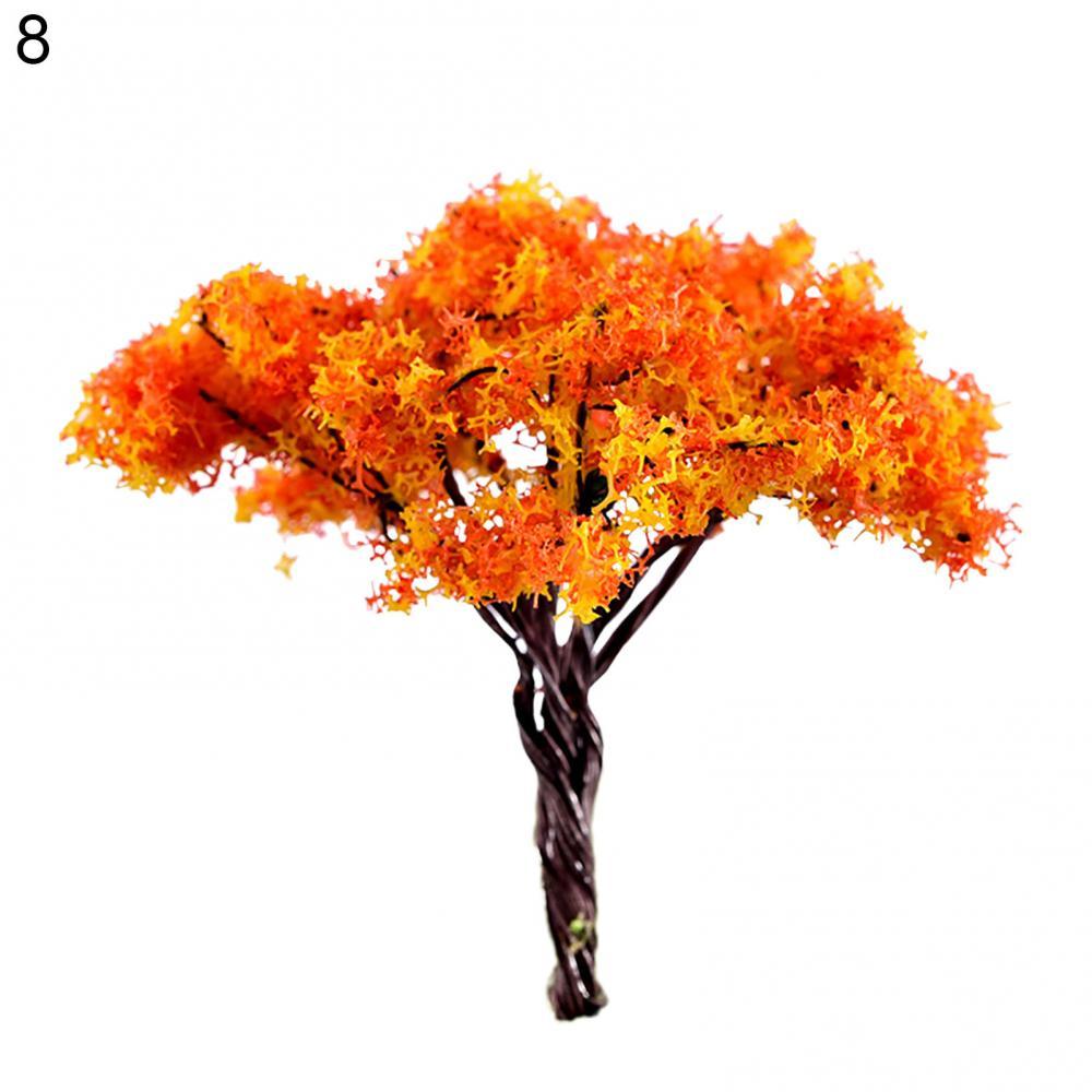 Artificial Pink Tree Willow Miniature Fairy Garden Home Houses Decoration Mini Craft Micro Landscaping Decor DIY Accessories: 08