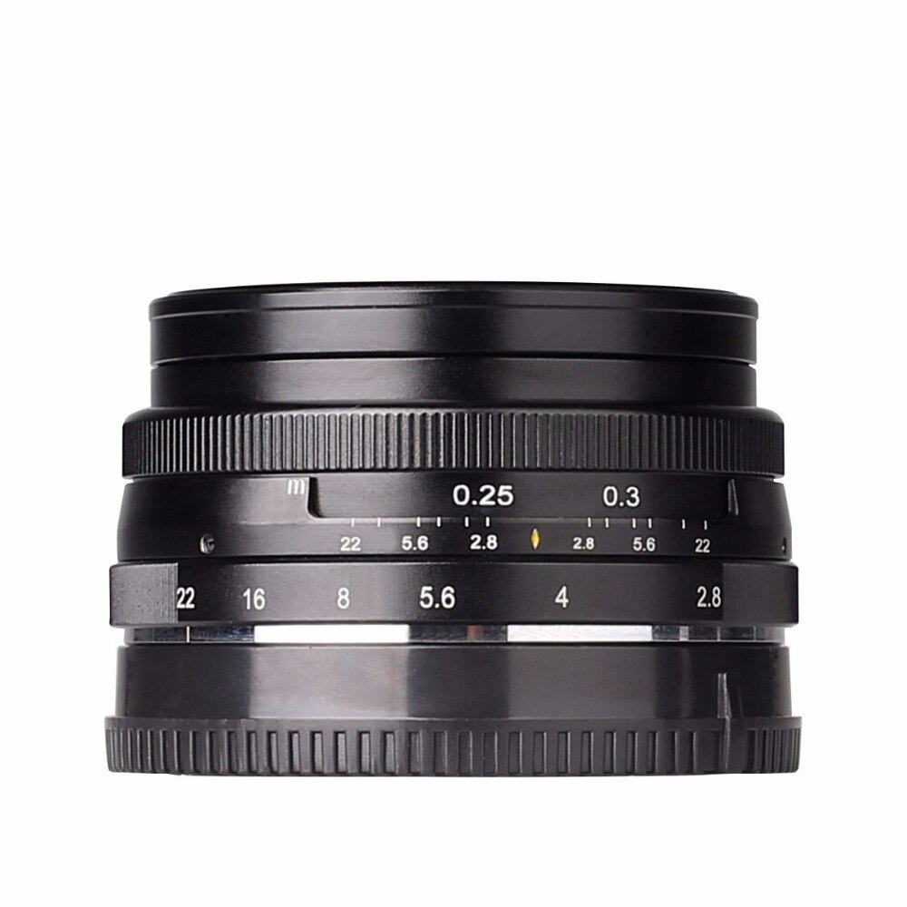 MEKE 28mm f2.8 Manual Focus Fixed Lens for Sony E Mount Digital Cameras NEX3/3N/5/5T/5R/6/7/A5000/A5100/A6000/A6100/A6300/A6500