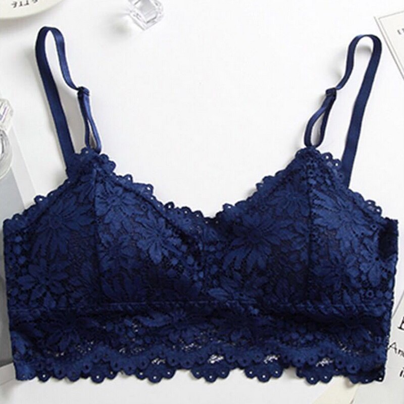 Lace Push Up Wireless Bras For WomenTop Sexy Women One Size Bralette Underwear Lingerie Full Cup Bra