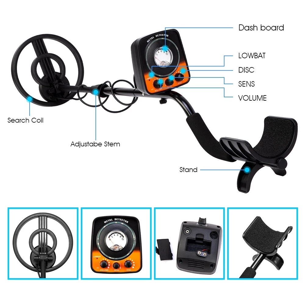 Underground Metal Detector MD-4080 MD-4030 MD-5021 GTX-5030 MD-5090 MD940 Gold Treasure Hunter Tracker Seeker Optional