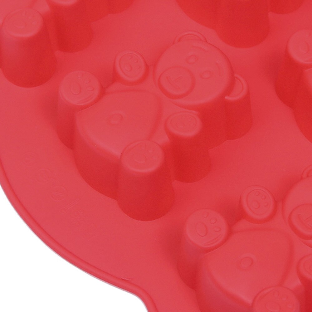 1Pc 7 Netz Bären Geformt Kuchen bilden Fondant bilden Schokolade Formen Kuchen Dekoration Werkzeuge Gebäck Silikon Backen Ausrügestochen