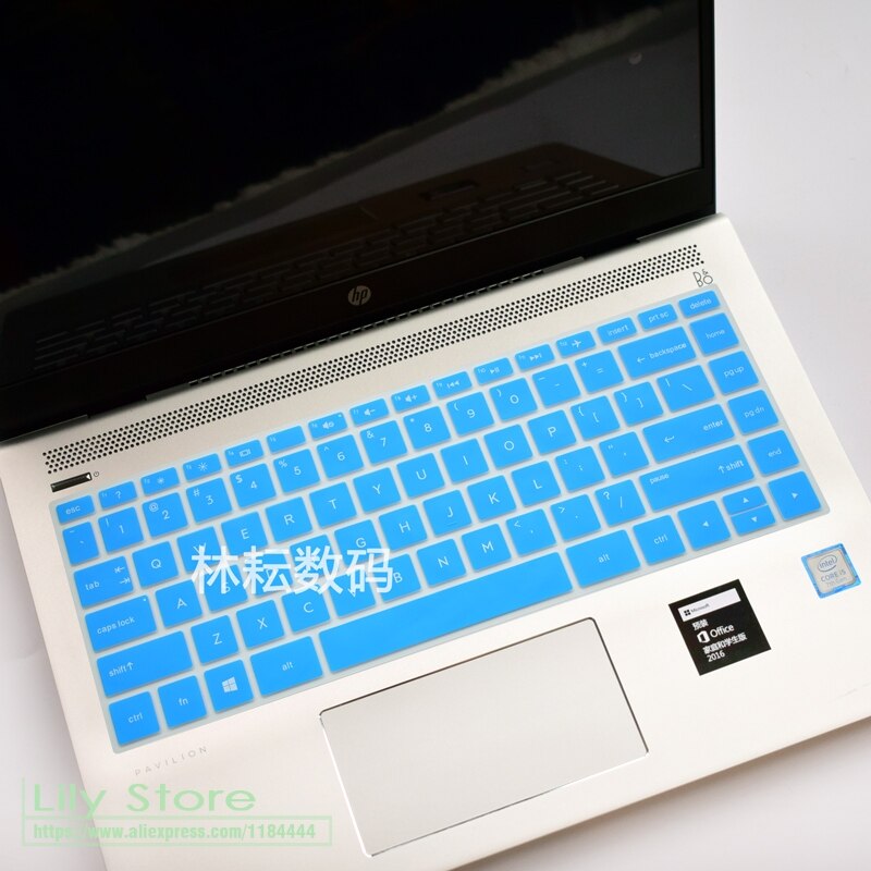 Til hp pavilion  x360 14 tommer tastaturbeskytter hud cover blød 14m-ba011dx 14m-ba013dx x 360 2- i -1 touch screen laptop: Blå
