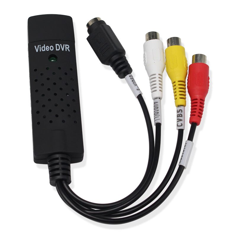 Frete grátis usb 2.0 easycap captura de 4 canais vídeo tv dvd adaptador de captura de áudio cartão dvr para win7/8/10/xp/vista