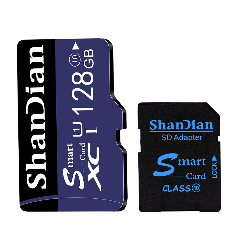 10-U3 TF SD Card 128GB 64GB 32GB 16GB 8G Memory Card Flash Class 10 Support Mobile Phones UAV Etc Card Reader: 128 GB