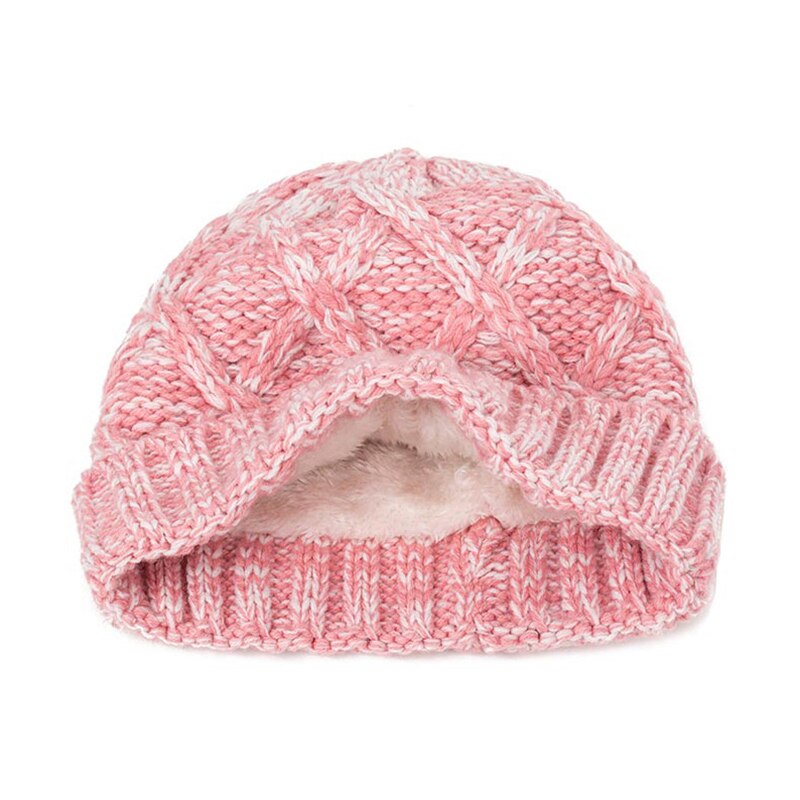 Bufandas calientes de invierno para bebés y sombreros para niños, además de terciopelo Think Knitting Hat gorros con bufanda para niñas gorras para niños sombreros para niños bufanda Cap