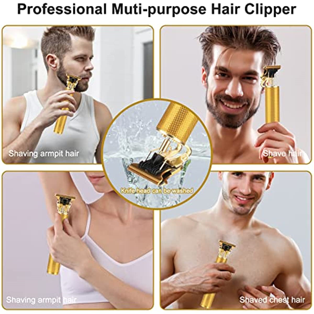 Cortadora de pelo eléctrica Vintage T9, afeitadora recargable para hombre, cortadora para peluquero, nueva