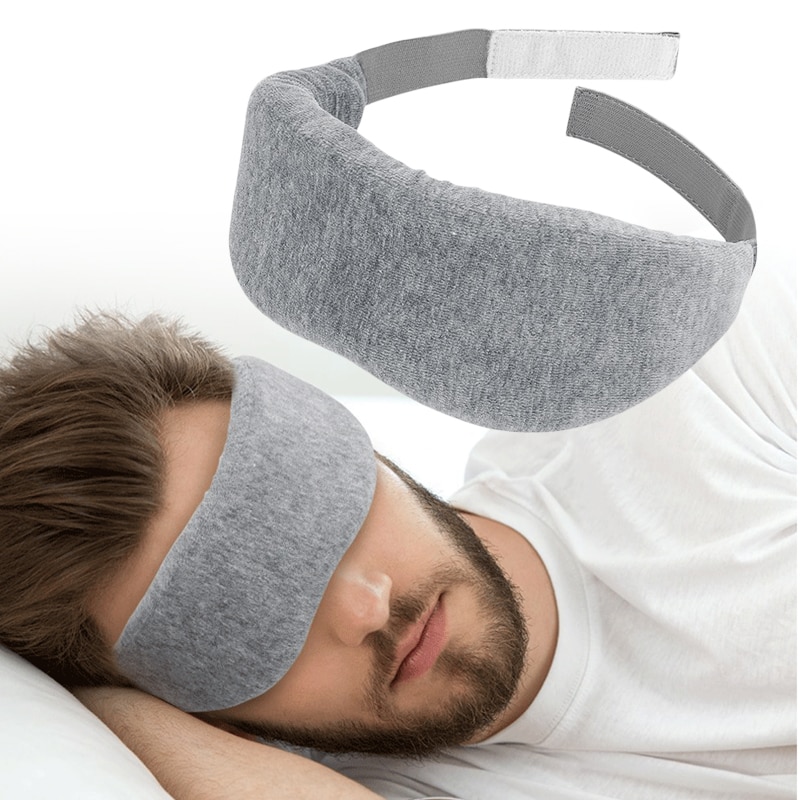 Máscara de gusano de seda Natural, sombra de ojos con memoria Natural para dormir, parche de ojos para mujeres y hombres, suave, portátil, antifaz, Parche de viaje