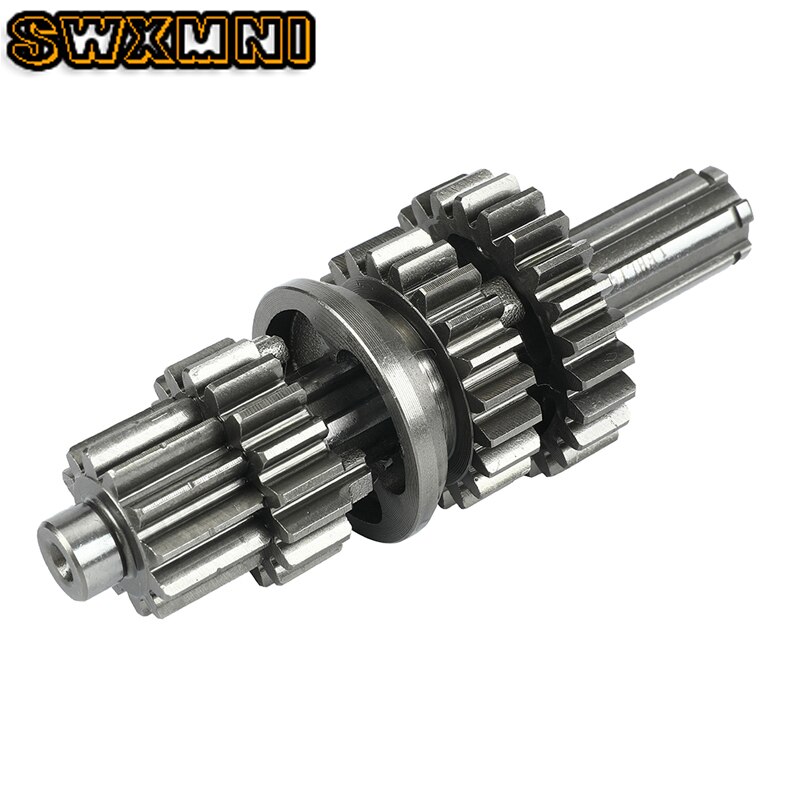 Lifan 125cc Main shaft Gear Kit for lifan 125 LF125cc 1P52FMI Horizontal Kick Starter Engines Dirt Pit Bikes Parts