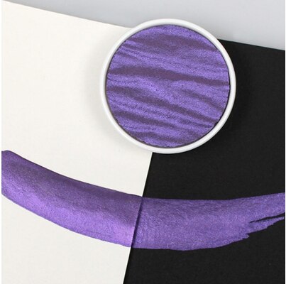 Finetec-pigmento de acuarela sólido nacarado, Coliro, metalizado, recarga de una sola pieza, pintura DIY, acuarela decorativa: M009