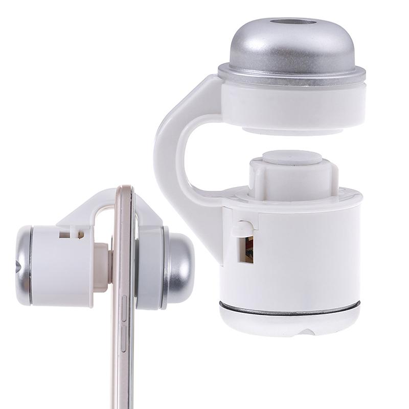 Universal 30x Optical Zoom Mobile Phone Microscope Clip Led Light Micro Lens Telescope MobilPhone Camera for ipad