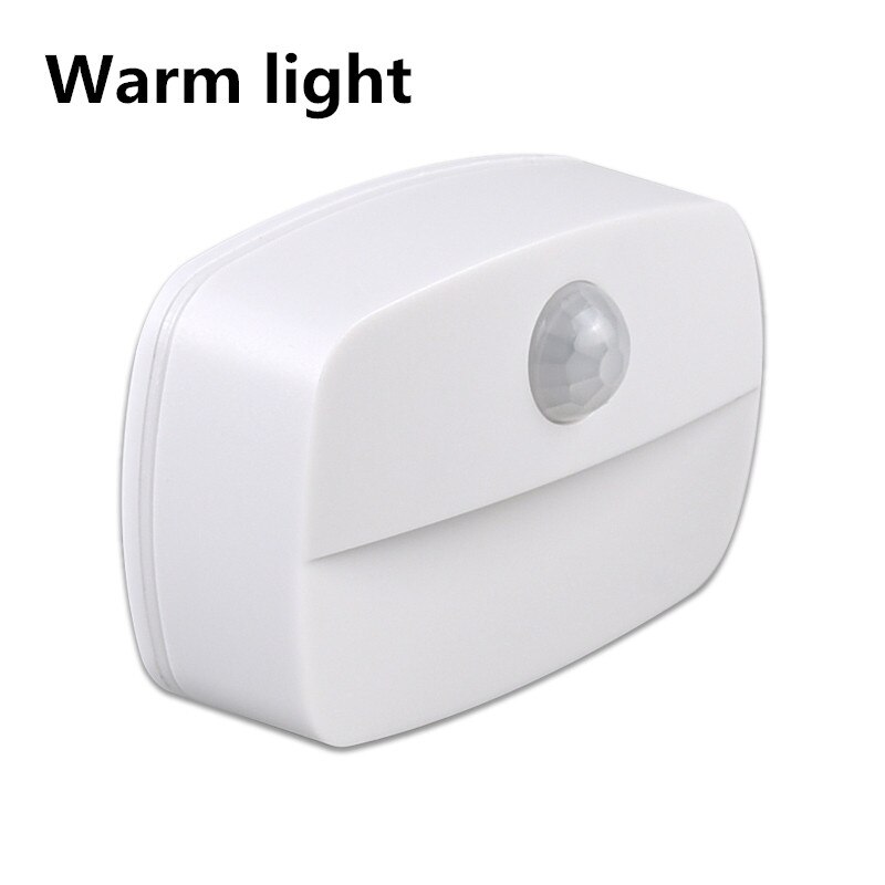 Kabellose led-nachtlichter mit pir-bewegungsmelder für flur, schrank, treppenhaus und andere räume liefern ein helles und klares licht.: Warmes licht