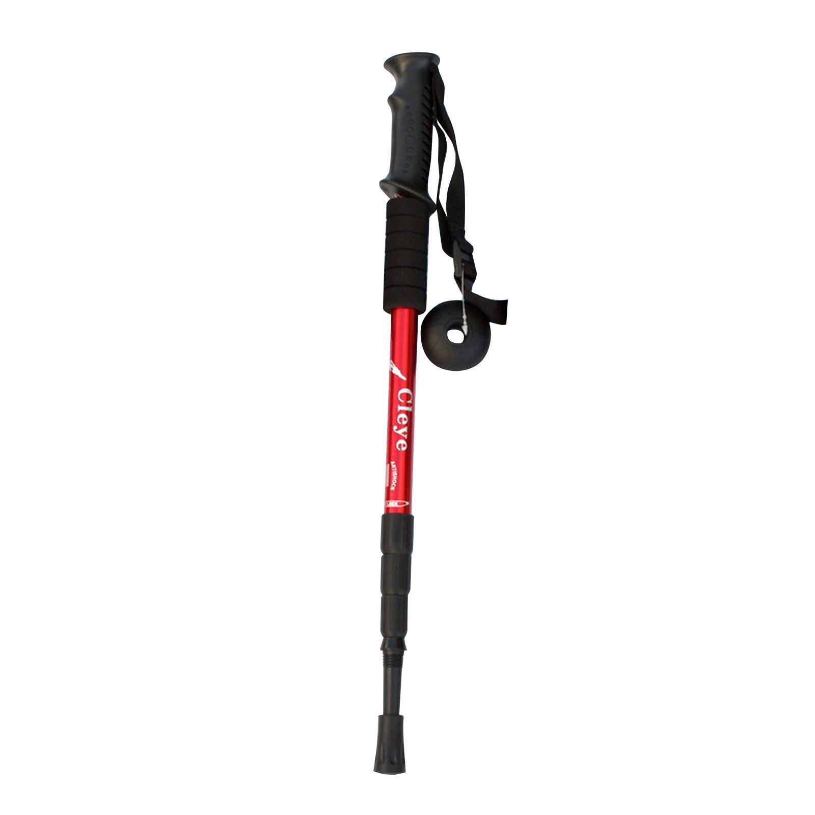 Trekking al aire libre escalada caminar palo Shock senderismo Trail polos palo ajustable bastones 4-Las secciones de senderismo, caminata Accesorios: D
