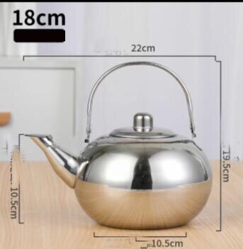 Inductie Kookplaat Bal Vorm Roestvrij Staal Duurzaam Waterkoker Theepot Restaurant Home Met Filter Veilig Koffiezetapparaat Hotel