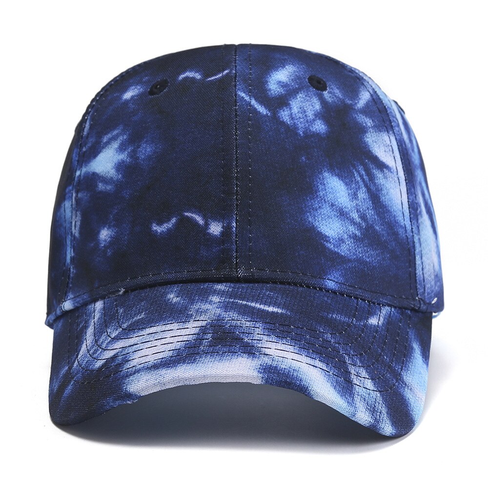 Tie Dye Graffiti Baseball Caps For Men Women&#39;s Kpop Multicolor Irregular Print Snapback Cap Outdoor Streetwear Sun Hat