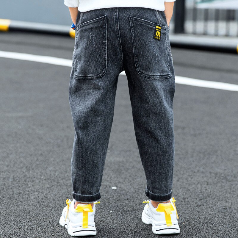 Pantalones vaqueros ajustados para niños, ropa informal para niños, pantalones vaqueros de para niños grandes, ropa juvenil de Color claro de 3 a 12 años