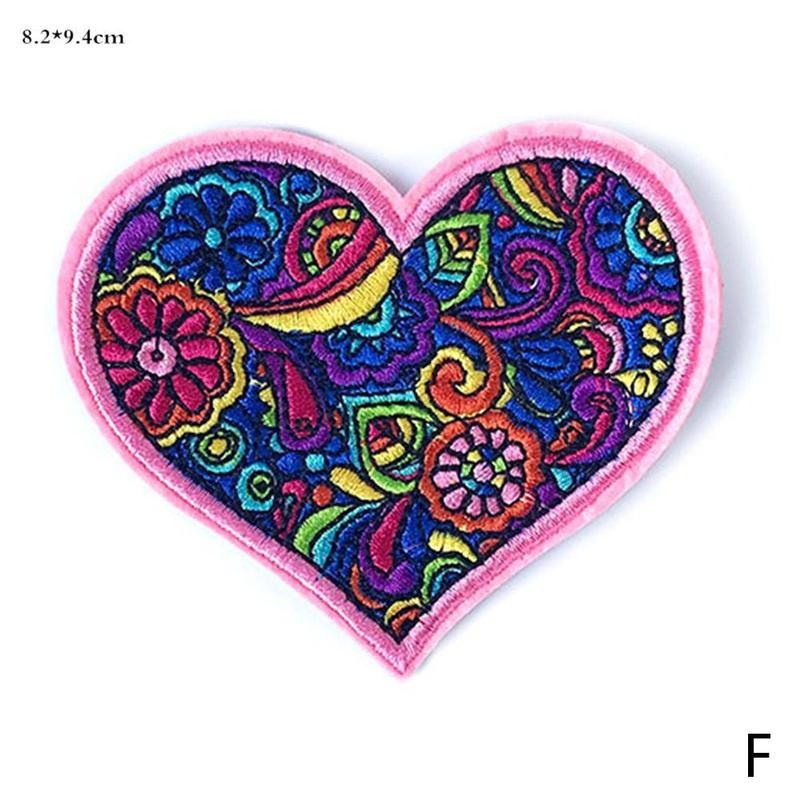 Patch Ricamata Peace Sign 7,8 Cm - Toppa Termoadesiva E Da Cucire Per Giacca Jeans E T-Shirt - 2