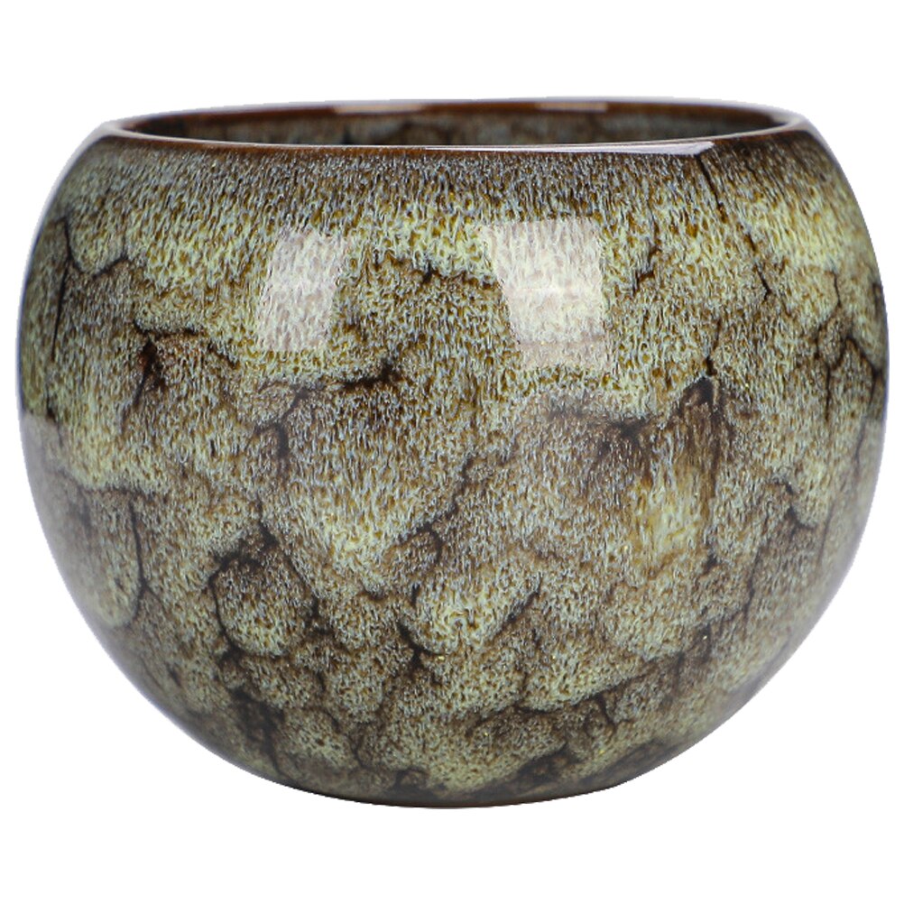 Ceramic Tea Cup Household Tea Drinking Cup Classic Style Ceramic Tea Cup Teacups For Friends Lover Co-Worker: YELLOW