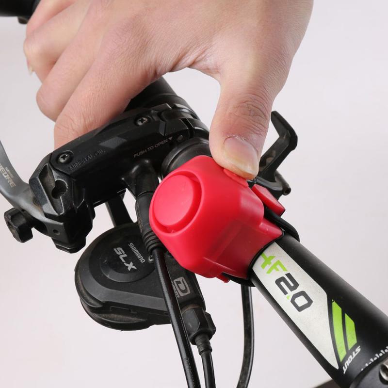 Fietsbel Claxon Fiets Accessoires Batterij Metal & Plastic Creatieve Praktische Fietsen Bike Bell Elektronische Zwart