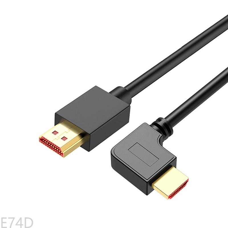 E74D HDMI2.0 Cable 4K Fast Speed 60Hz 18Gbps for HDTV Laptop Monitors: black / 1.5m
