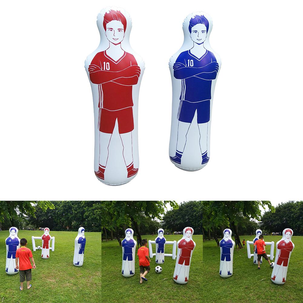 160CM Soccer Inflatable Dummy Inflatable Football Training Goal Keeper Tumbler Air Soccer Train Dummy For Adult Children