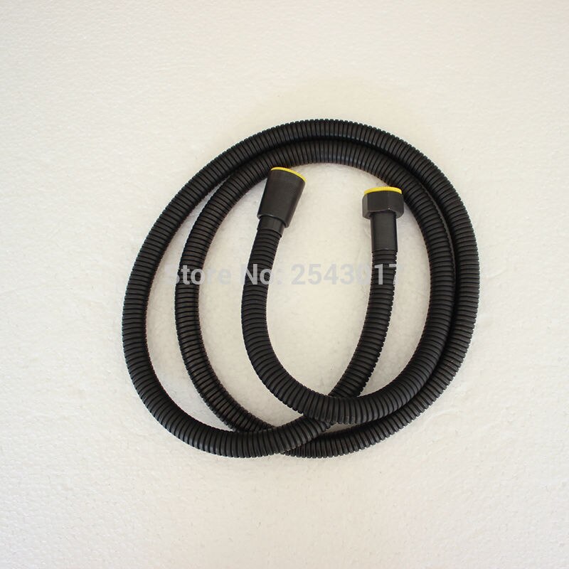 1m Black Stainless Steel Shower Hose, 1MUniversal Standard Fitting(G1/2)|High Pressure Resistance - View #3
