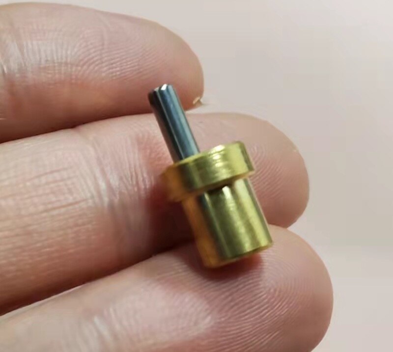 Cabezal de cobre para cortadora de pelo de rueda de motor de eje de rueda excéntrica, cizalla de eje, agujero de 2,0mm, 2 uds.