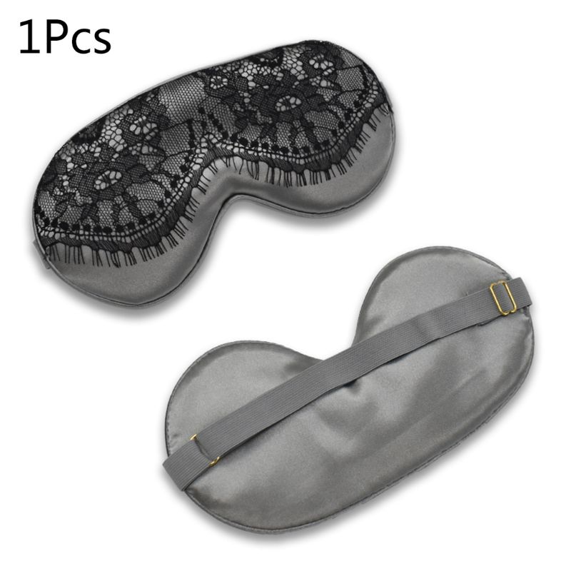 Sleep Eye Mask Padded Shade Cover Travel Sleeping Relax Aid Blindfold E65F: GY-1