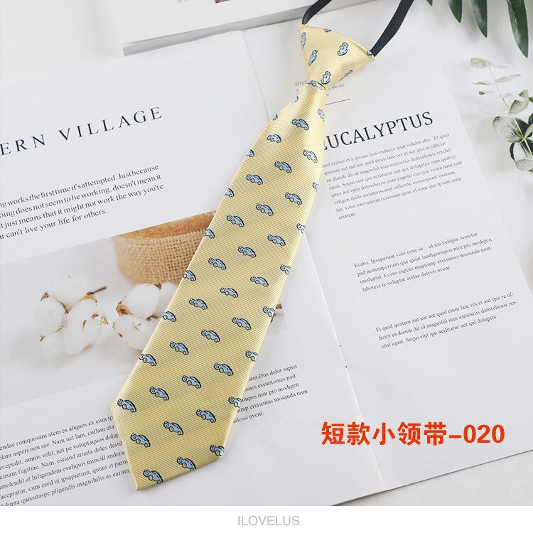 Cravate en soie avec dessin animé pour garçons et enfants, rayée, élastique, couleur unie, accessoires de fête de mariage, nouvelle: Vert émeraude