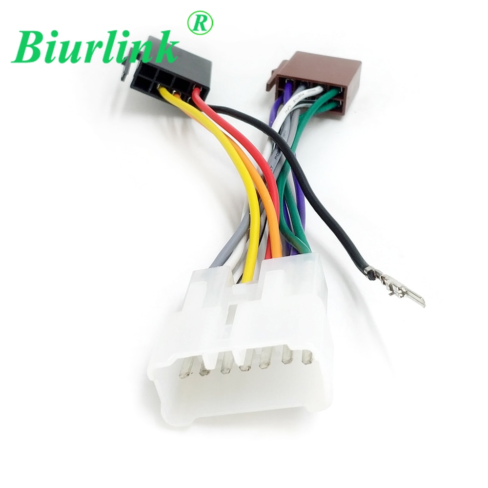 Biurlink Car Stereo Changer ISO Harness Wire Cable Adapter for Suzuki Alto Grand Vitara Liana for Subaru Justy