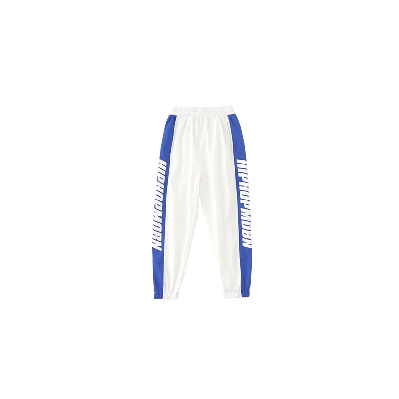 Kinderen coole hiphop danskleding oversized sweatshirt tops joggingbroeken meisjes jongens jazz dans kostuum kleding dragen festival outfit: Broek / 110