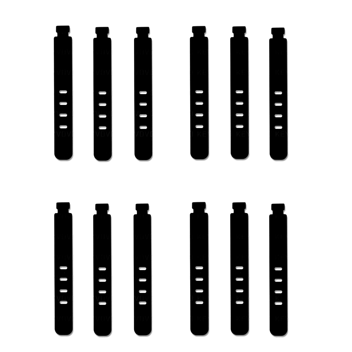 Cable Winder Cord Clip USB Wire Strap Ties 4 Holes Silicone Tie Earphone Cable Protectors Wire Wrapped Cord Line Cable Organizer: Yellow