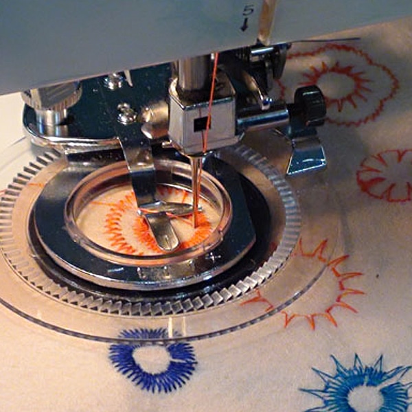 Multi-Functional Daisy Flower Stitch Sewing Machine Presser Foot Feet Stitch Foot Snap On Presser Foot Domestic Sewing Machine