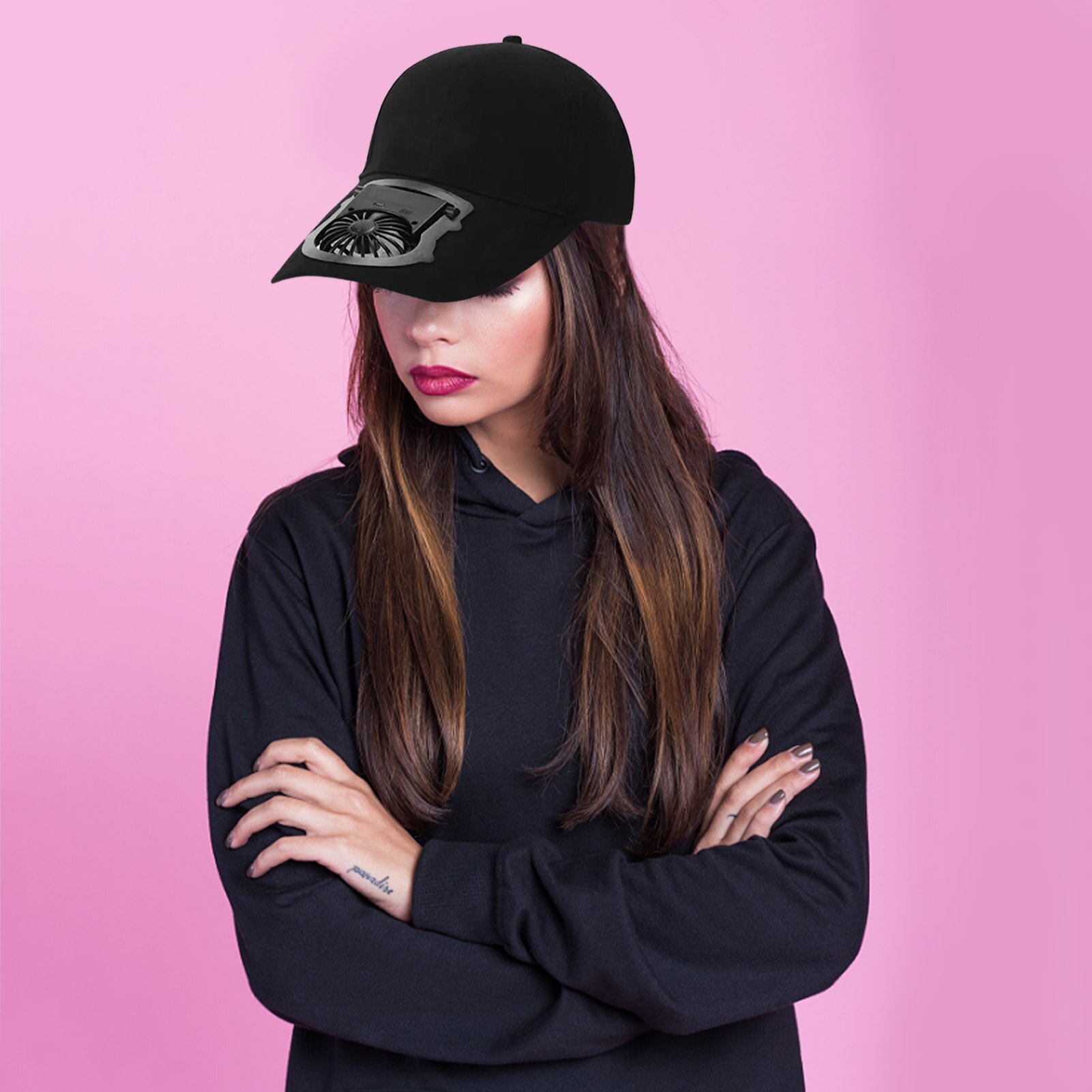 Sommerhut mit ventilator, usb-ladefunktion, atmungsaktivem sonnenschutz, sportkappe, kühlender baseballkappe, atmungsaktivem sonnenschutz für outdoor-sportarten