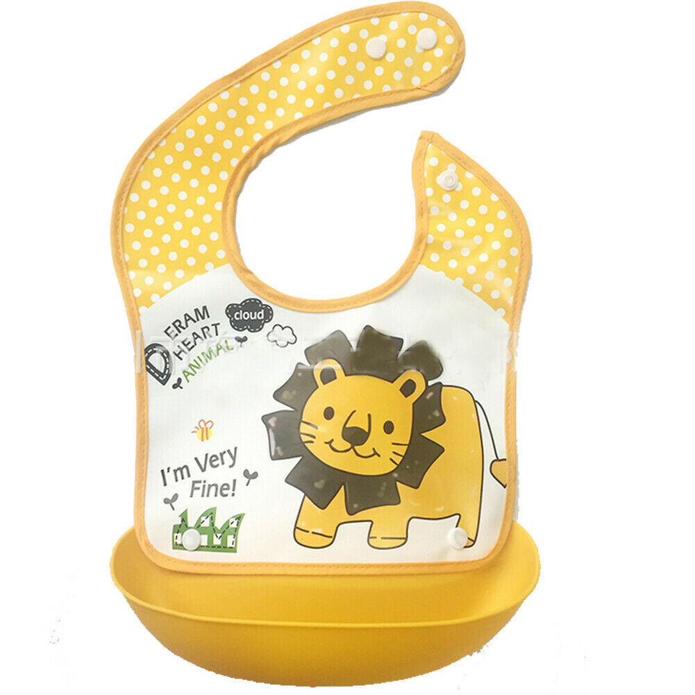 heißer Baby Zubehör Lätzchen Burp Tücher Kleidung Neue Wasserdichte Silikon Baby Lätzchen Waschbar Roll Up Crumb Catcher Fütterung: 2