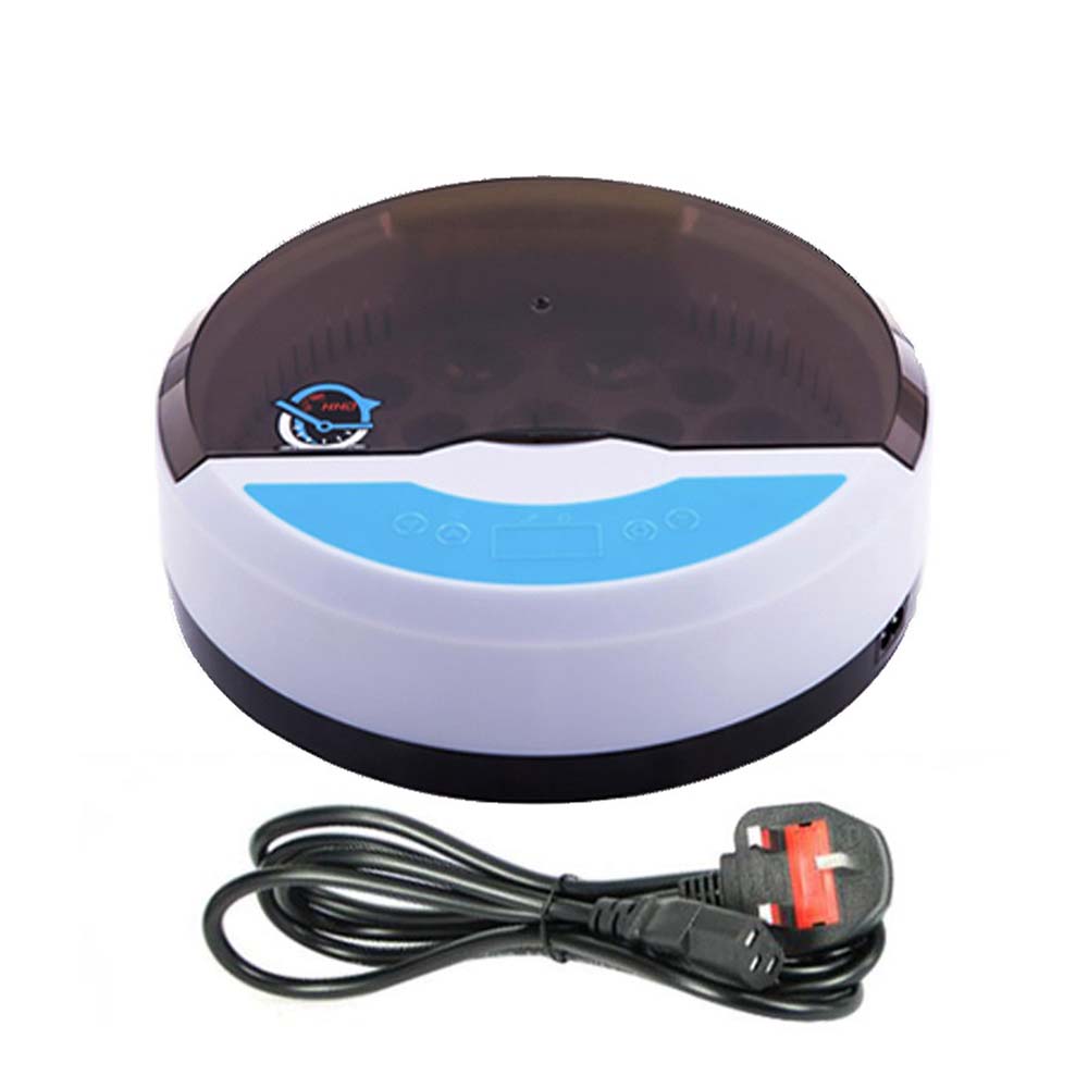 Mini Semi-Automatic Chicken Duck Goose Egg Incubator Led Light Poultry Chicken Bird Incubator Tool Digital Temperature Brooder: UK