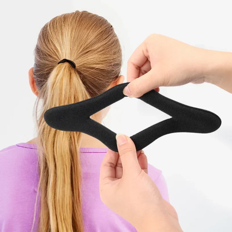 Éponge outil de coiffure boucle en plastique fabricant de cheveux bouclés cheveux Scrunchie bandeau torsion beignet chignon bigoudi bandeaux outils de coiffure